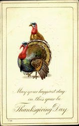 Thanksgiving Day Postcard