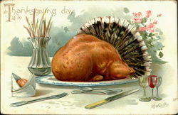 Thanksgiving Day Postcard Postcard