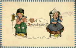 Hello! Sweedheardt Postcard