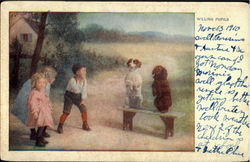 Willing Pupils Postcard