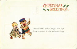 Christmas Greetings Postcard