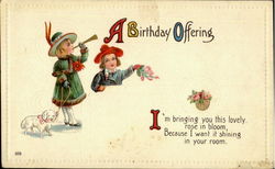 A Birthday Offering Postcard