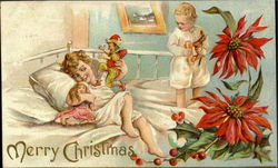 Merry Christmas Children Postcard Postcard