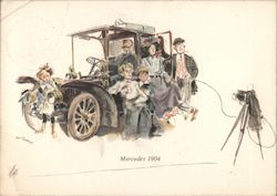 Mercedes 1904 Postcard