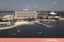 Disney's Contemporary Resort Space Mountain Postcard Postcard Postcard