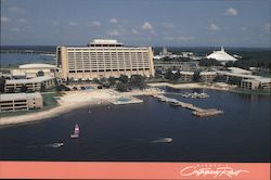 Disney's Contemporary Resort Postcard Postcard Postcard