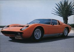 Lamborghini Miura P400S Postcard