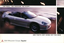 2001 Mitsubishi Eclipse Spyder Postcard