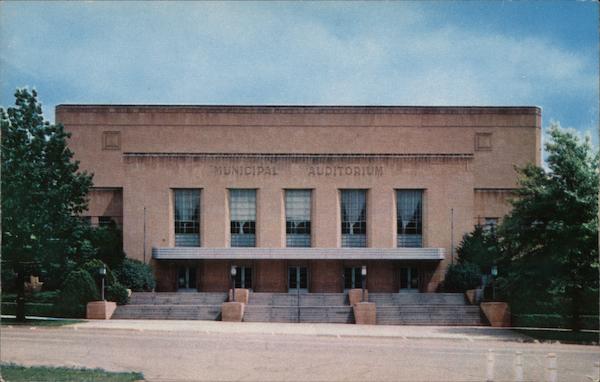 Municipal Auditorium Topeka KS Postcard