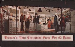 Christmas Window at Breuner's Oakland, CA Postcard Postcard Postcard