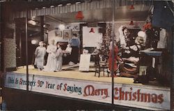 Christmas Window at Breuner's Oakland, CA Postcard Postcard Postcard