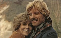 Robert Redford and Jane Fonda "The Electric Horseman" Postcard