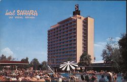 Hotel Sahara Garden of Allah Las Vegas, NV Postcard Postcard Postcard