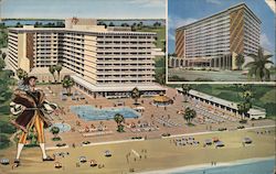 Lifters' Marco Polo Motor Hotel Miami Beach, FL Postcard Postcard Postcard