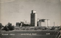 Flour Mill Winfield, KS Postcard Postcard Postcard