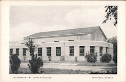 Gymnasium - St. John's College Postcard