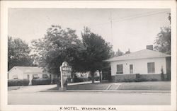 K Motel Postcard