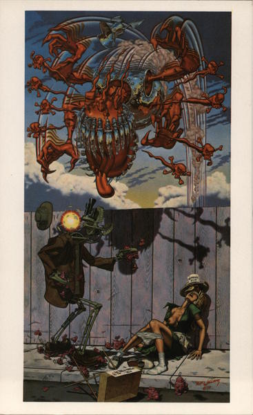 Appetite for Destruction by Robert Williams Cartoons Postcard