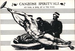 Carlo Pittore Canzoni Spiritvali Mail Art Modern Postcard Postcard Postcard