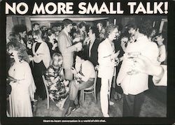 No More Small Talk Postcard