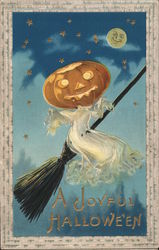 A Joyful Halloween Postcard