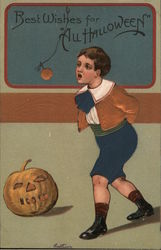 Best Wishes for "All Halloween" Postcard