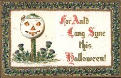 For Auld Lang Syne This Halloween Postcard