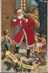 Merry Christmas Santa Claus Postcard Postcard Postcard