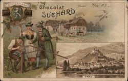 Chocolat Suchard Neuchatel Suisse - Steiermark Graz, Austria Postcard Postcard Postcard