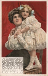 Mother and Daughter Portrait Women Postcard Postcard Postcard