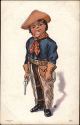 Little Cowboy Postcard