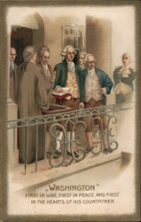 Washington, First In War, First In Peace, And First In The Hearts Of His Countrymen Postcard