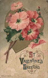 St. Valentine Greeting Postcard