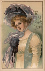 To My Heart's Love Women Ellen Clapsaddle Postcard Postcard Postcard