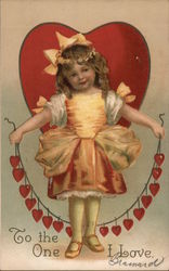 To The One I Love Hearts Ellen Clapsaddle Postcard Postcard Postcard