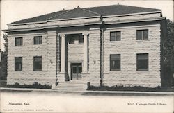 Carnegie Public Library Postcard