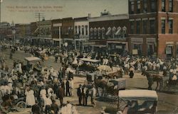 Every Merchant is busy in Salina, Kansas Postcard