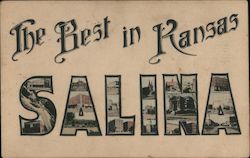 The Best in Kansas - SALINA Postcard