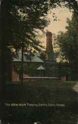 City Water Works Pumping Station Postcard