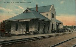 Mo. Pac. R.R. Depot Salina, KS Postcard Postcard Postcard