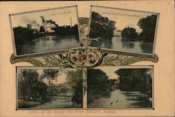 Scenes on the Smoky Hill River Postcard