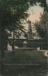 City Water Work Pumping Station Postcard