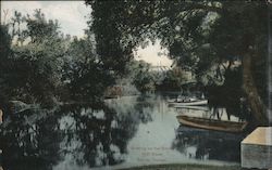 Boating On The Smoky Hill River Postcard