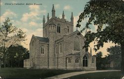 Christ's Cathedral Salina, KS Postcard Postcard Postcard