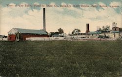 Plant of The Slaina Vitrified Brick Co., Capacity 40,000 Bricks Daily Salina, KS Postcard Postcard Postcard