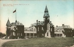 Main Building, Anderson Hall - K.S.A.C. Postcard