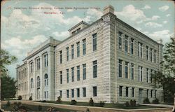 Veterinary Science Building, Kansas State Agricultural College Postcard