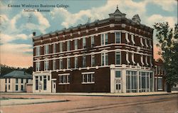 Kansas Wesleyan Business College Salina, KS Postcard Postcard Postcard