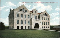 Horticulture Hall, Kansas State Agricultural College Postcard