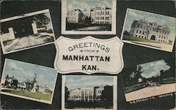 Greetings from Manhattan, Kansas Postcard